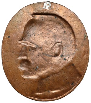 Medalion (25,5x22,5cm) Józef Piłsudski 1920