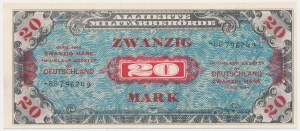 Germany, Allied Occupation 20 Mark 1944