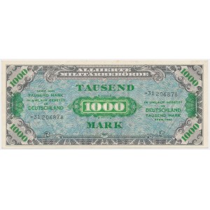 Niemcy, Okupacja aliancka 1.000 Mark 1944