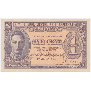 Malezja, 1 Cent 1941