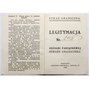 Odznaka, Straż Graniczna + legitymacja [245]