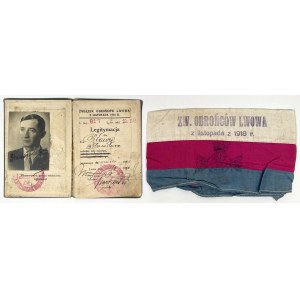 Opaska, Związek Obrońców Lwowa 1918 z legitymacją