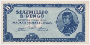 Hungary, 1 Billion B.-Pengo 1946