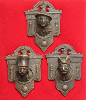 Przypinki patriotyczne - Dla Ciebie Polsko - zestaw (3szt)