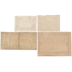 Austria, 3x 10 Krajcarów i 1 Gulden 1811-1860 - zestaw (4szt)