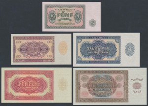Germany, 5 - 100 Mark 1955 - set (5pcs)