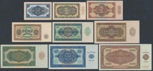 Allemagne, 50 Pfennig - 1.000 Mark 1948 - set (9pcs)