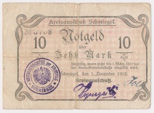 Śmigiel [Schmiegel], 10 marks 1918