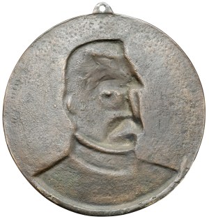 Medallion (19.5cm) Marshal Józef Piłsudski (Sitas)