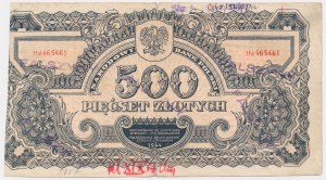 A period forgery 500 zloty 1944