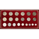 Narodowy Bank Polski - zestaw prezentacyjny monet PRL - piękny
