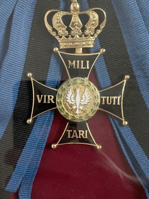 III RP, Ordre Virtuti Militari cl.I avec étoile - copie de gravure