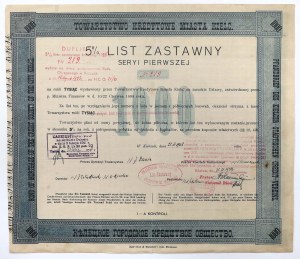 Société de crédit de la ville de Kielce, lettre de gage pour 1 000 roubles de 1903