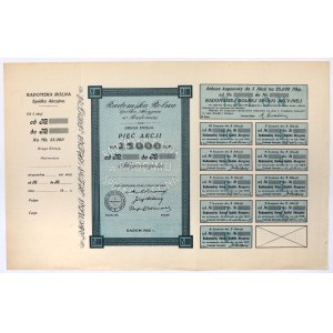 Radomska Rolna, Em.2, 5x 25.000 mkp 1923 - blankiet