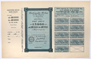 Radomska Rolna, Em.2, 5x 25.000 mkp 1923 - blank