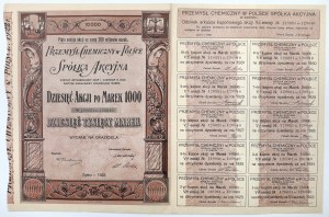 Chemische Industrie in Polen, Em.5, 10x 1.000 mk 1922