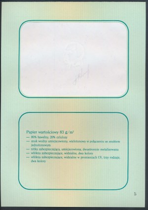 Filigrane PWPW - Piłsudski à gauche, signé