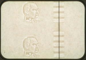 PWPW watermark - Pilsudski double to the right
