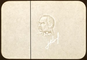 Filigrane PWPW - Piłsudski à gauche, signé