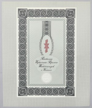 PWPW steel engraving from the cover of the album 