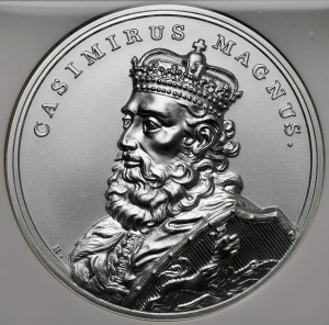 Treasures of Stanislaw August - 50 gold 2014 - Casimir III the Great