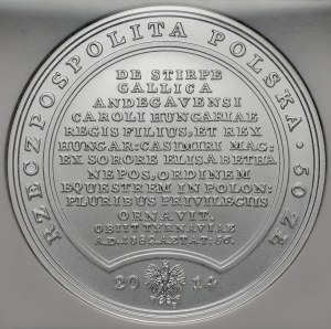Trésors de Stanisław August - 50 zloty 2014 - Ludwik Węgierski