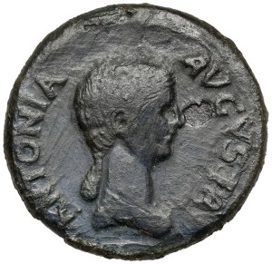 Antonia, Dupondius frappé sous le règne de Claude (41-54 ap. J.-C.) - rare