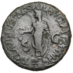 Antonia, Dupondius wybity za panowania Klaudiusza (41-54 n.e.) - rzadki