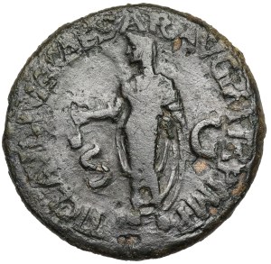 Antonia, Dupondius frappé sous le règne de Claude (41-54 ap. J.-C.) - rare