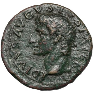 Oktawian August (27 p.n.e.-14 n.e.), Dupondius pośmiertny wybity za panowania Tyberiusza (14-37 n.e.)