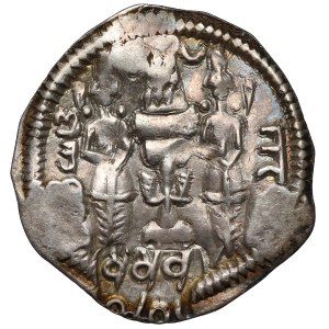 Sasanidzi, Hemidrachma - kontrmarkowana