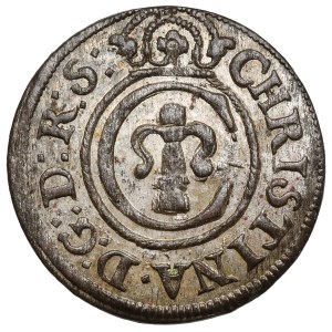 Krystyna Waza, Szeląg Ryga 1645