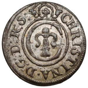Krystyna Waza, Szeląg Ryga 1645