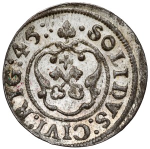 Krystyna Waza, Szeląg Ryga 1645