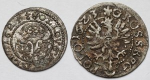 Sigismund III Vasa, 1625 Shellac and 1623 MDG penny - set (2pcs)