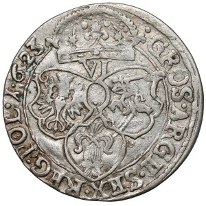 Zygmunt III Waza, Szóstak Kraków 1623 - data w otoku