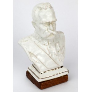 Porcelanowe popiersie Marszałka Józefa Piłsudskiego