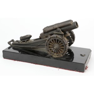 Miniaturowy model Ciężkiej Armaty Polowej