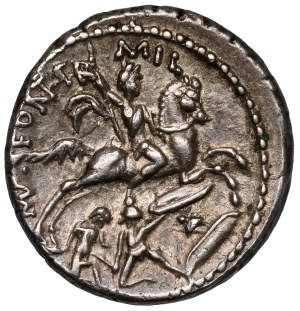 République, P. Fonteius P. f. Capito (55 av. J.-C.) Denier, Rome - magnifique