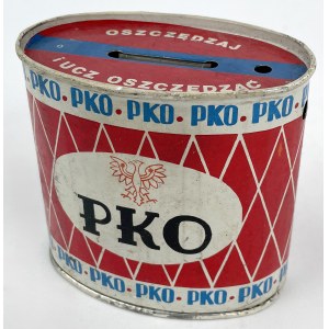 Skarbonka PKO - Oszczędzaj i ucz się.... - typ z lat 1952-1957
