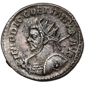 Dioklecjan (284-305 n.e.) Antoninian, Lugdunum - rzadki