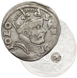 Stefan Batory, Trojak Poznań 1586 - avec ERROR - très rare
