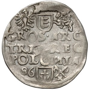 Stefan Batory, Trojak Poznań 1586 - z BŁĘDEM