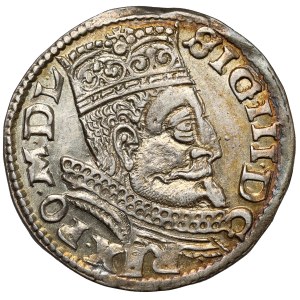 Zygmunt III Waza, Trojak Wschowa 1599 - rurkowana - piękny