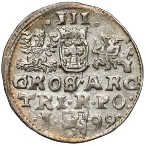 Zygmunt III Waza, Trojak Wschowa 1599 - rurkowana - piękny