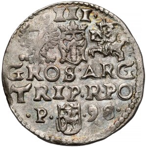 Sigismond III Vasa, Trojak Poznań 1598 - P à partir de la gauche