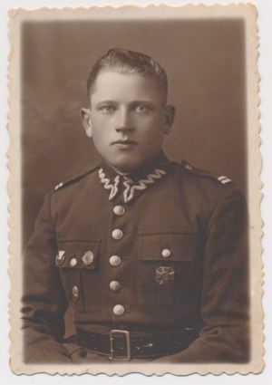Photographie, insigne, formation militaire - 2e degré