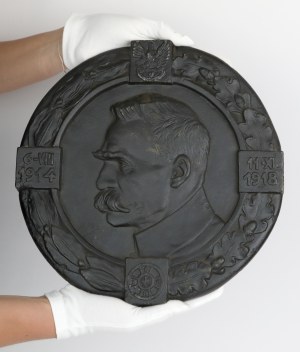 Medallion (31,5cm) Jozef Pilsudski 1914 / 1918
