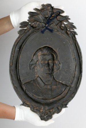 Medallion (46x29cm) Adam Mickiewicz - Torch - BEAUTIFUL
