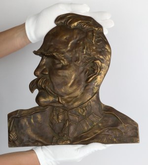 Poster (30x31cm) bust of Józef Piłsudski 1928 (Robak)